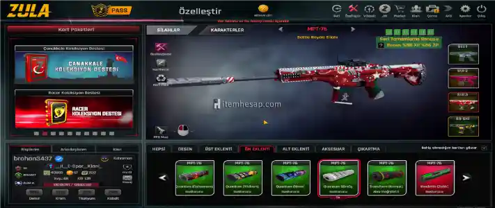 500 TANE DESTANSILI HESAP! +7 DOLU! E-SPOR PROFİLİDE VAR!