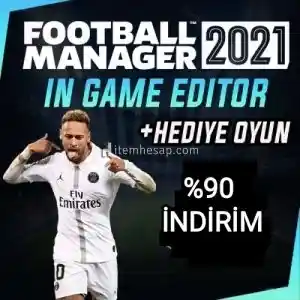 Football Manager 2021+In Game Editör+Hediye oyun ve Touch 7/24 HIZLI VE GÜVENLİ TESLİMAT