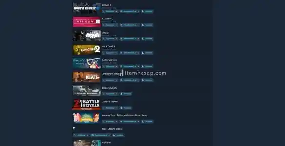 UYGUN STEAM HESABI