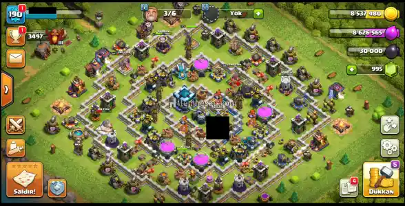 Clash of clans Efsane BB13+1000 Elmaslı Hesap Aciliyetten satılık!