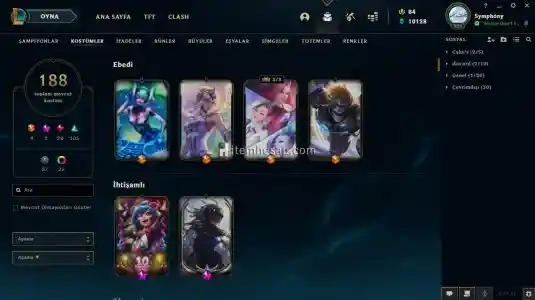 Valorant Ve League Of Legends hesabı Bir Arada