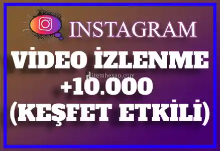 10.000 Instagram Video İzlenme | Keşfet Etkili