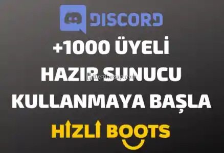 Discord 1.000 Üyeli Hazır Sunucular