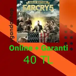 Far Cry 5 Gold Edition Online Uplay Hesap + Garanti