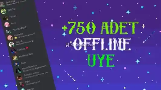 750 Adet Offline Üye