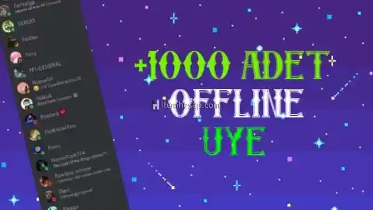 Discord 1000 Adet Offline Üye