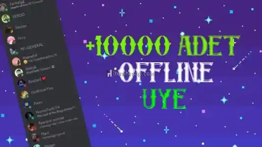 Discord 10000 Adet Offline Üye