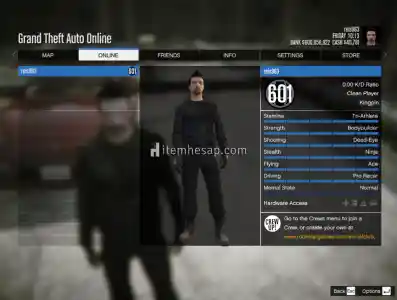 GTa 5 online premium hazır hesap 600 Milyon Dolar 600 Level 600 Bin Chips