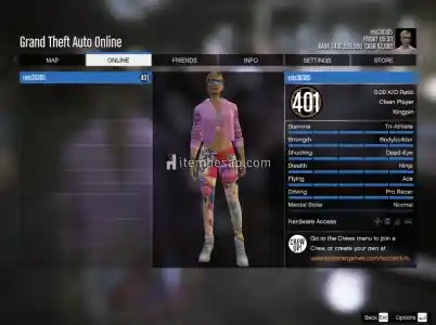 GTa 5 online premium hazır hesap 400 Milyon Dolar 400 Level 400 Bin Chips