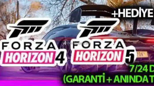 Xbox game pass ultimate +forza horizon 4 5 + steam dolu 1500 hesap