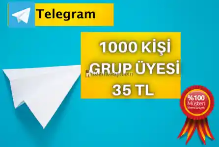 1000 TELEGRAM GRUP ÜYESİ