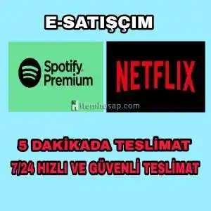 NETFLİX 4K UHD 1 HAFTA + 1 AYLIK SPOTİFY PREMİUM GARANTİLİ HESAP 7/24 GÜVENLİ VE HIZLI TESLİMAT- STEAM RANDOM KEY HEDİYE