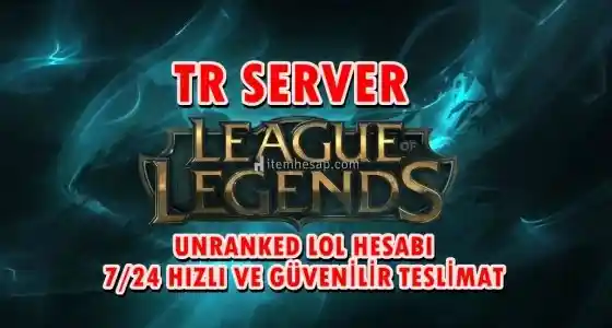 Sizin için TR SERVERİNDA UNRANKED ve CEZASIZ TAZE LOL ( League of Legends ) HESABI