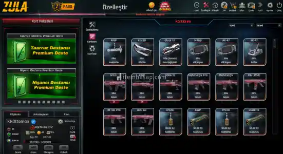 Zula Uygun Hesaplı 9 Sınırsızlı Hesap Çok Uygun ZulaPass Vardır 125 TL YATIRILMIŞTIR!40ELİT!