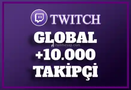 10.000 Twitch Takipçi | 30 Gün Garantili | Anında Teslimat