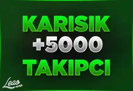 +5.000 Instagram Takipçi | ANLIK |