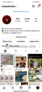 INSTAGRAM 10K FUL AKTİF TÜRK HESABI