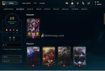 598 Seviye TR Hesabı 2M Garen OTP Hesap