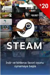 Steam Cüzdan Kodu – 20TL