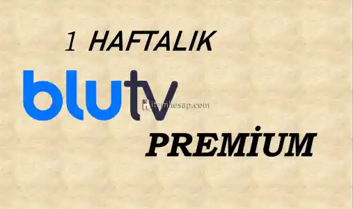 1 Haftalık Blutv Premium Hesap