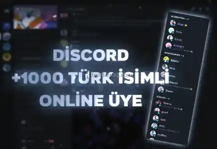 Discord 100 Türk Online Üye