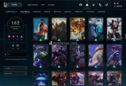 Lol ve valorant hesabı beraber