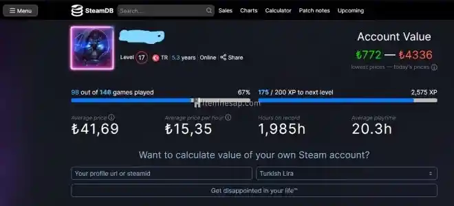 Bol Oyunlu Steam Hesabı