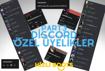 Discord Özel 100 Üyelik Online { Stok +50 Kişi }