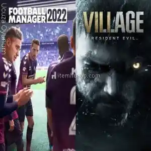 Football Manager 2022 + RE Village / Garanti !