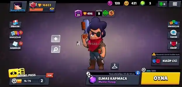 Brawl stars hesap