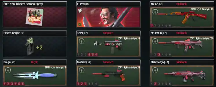 Zula 55 Seviye Hesap Eldivenlerle 15 Sınırsız VE 35 BİN ZP HEDİYE