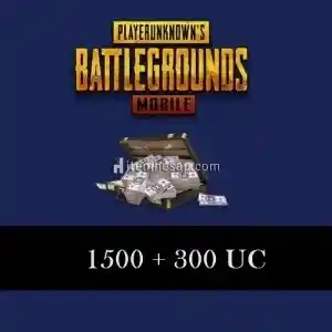 PUBG Mobile 1500 + 300 Unknown Cash - UC