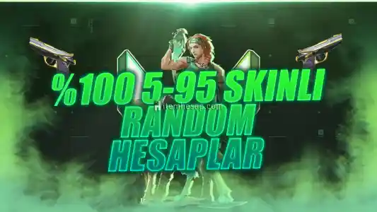 5-95 SKIN GARANTILI VIP HESAPLAR!