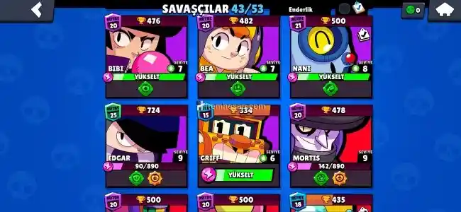 BRAWL STARS SATILIK HESAP