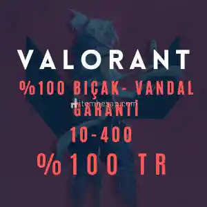 TR SUNUCUSU BIÇAK-VANDAL GARANTİLİ VİP HESAPLAR