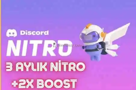 1 alana 1 bedava 3aylık nitro + 2Boost