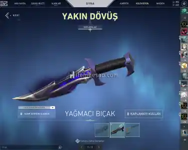 GEÇEN SEZONU IMMO2 BİTİRMİŞ HESAP MEVCUT RANK DIA2 2 ADET VANDAL SKIN 2 ADET BIÇAK SKIN