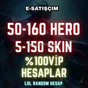 100% ULTRA VİP 50-150 VİP RANDOM HESAPLAR 5 DAKİKADA TESLİMAT !!!