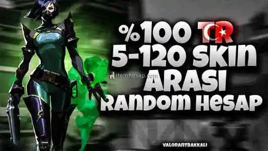 100% TR Valorant Rondom Hesap(5-120)