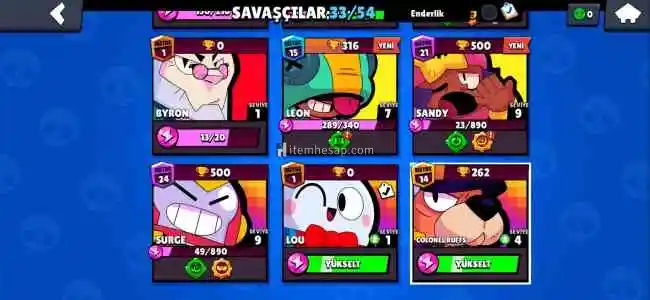 9.000 kupa 2 efsanevisi olan, güzel bir hesap.