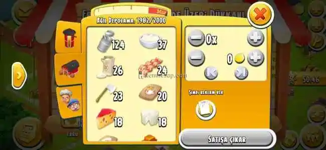 Hayday 102 Level Hesap