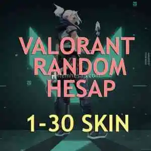 VALORANT RANDOM SERVER 1 VE 30 SKİN GARANTİLİ! RANDOM HESAP