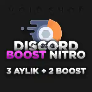 Discord Nitro (3 Aylık + 2x Boost)