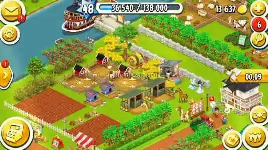 48 Seviye HAYDAY hesabı