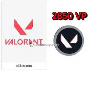 2850 VP Valorant Points