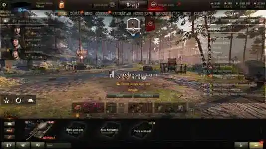 WORLD OF TANKS EU HESABI UYGUN BOL TANKLI  FİYATTA PAZARLIK YAPILIR