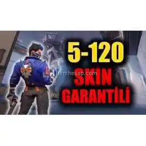 5-120 SKİN GARANTİLİ VALORANT RANDOM HESAP