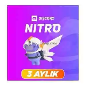 3 Aylık 2X Boostlu Discord Nitro