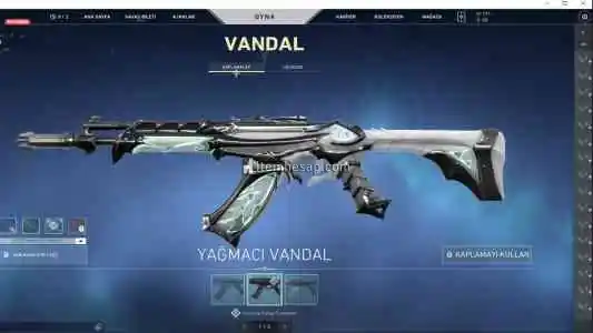 yağmacı Vandal ve kelebek  skin garantili hesap