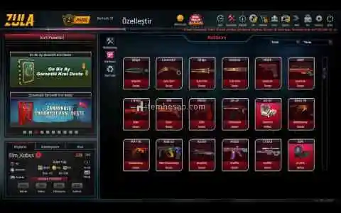 Zula Satılık Hesap E Posta Değişir.